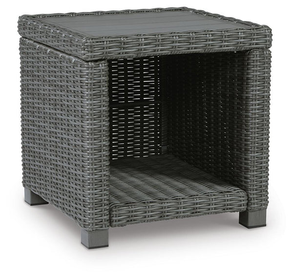 Elite Park Outdoor End Table Gray