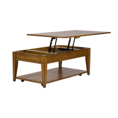 Liberty Furniture Lake House Oak Lift-Top Cocktail Table