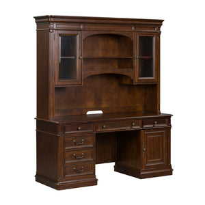 Liberty Furniture Brayton Manor Cognac Jr. Executive Credenza Set