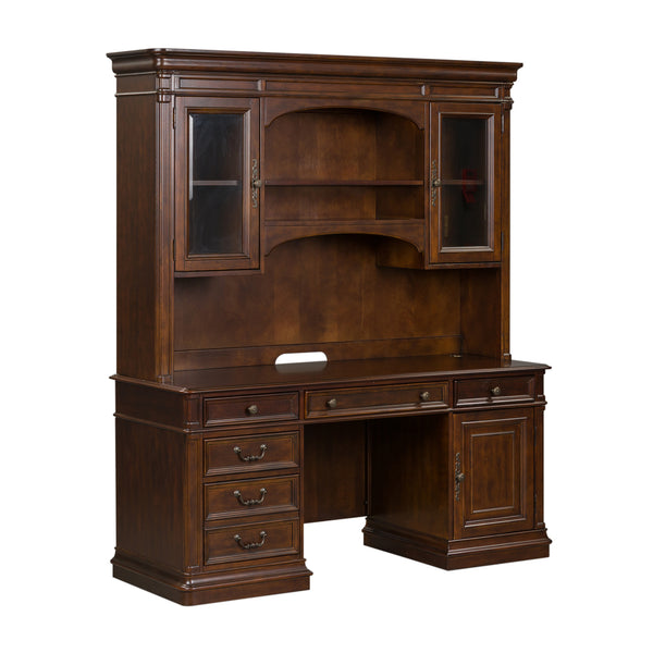 Liberty Furniture Brayton Manor Cognac Jr. Executive Credenza Set