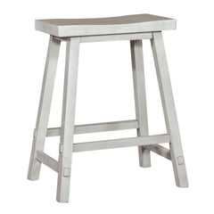 Liberty Furniture Creations Sawhorse White 24 Inch Counter Stool