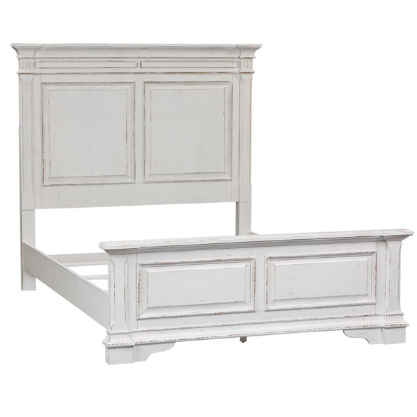 Liberty Furniture Abbey Park Antique White Queen Panel Bed