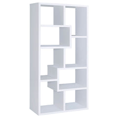 Coaster Theo 71 Inch 6-Shelf Bookshelf White