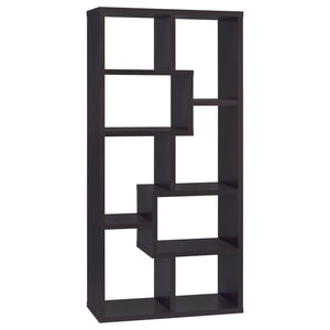 Coaster Theo 71 Inch 6-Shelf Bookshelf Cappuccino