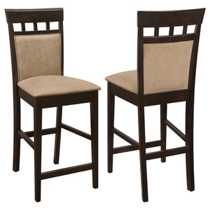 Coaster Gabriel Closed Back Counter Chair Cappuccino