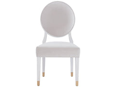 Universal Love. Joy. Bliss. Miranda Kerr Home Alabaster Oval Side Chair