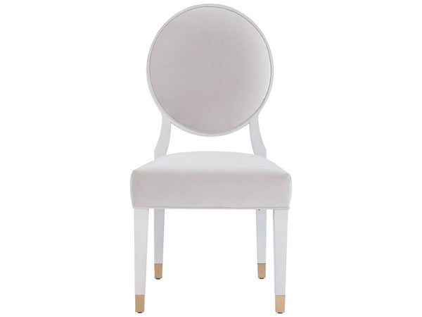 Universal Love. Joy. Bliss. Miranda Kerr Home Alabaster Oval Side Chair