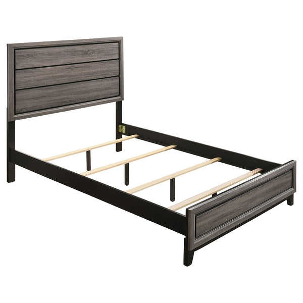 Coaster Watson Wood Full Panel Bed Grey Oak