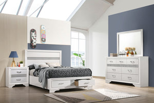 Coaster Miranda 4-Piece Full Bedroom Set White