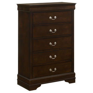 Coaster Louis Philippe 5-Drawer Bedroom Chest Cappuccino