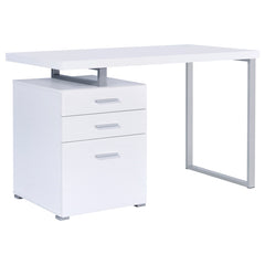 Coaster Brennan 47 Inch 3-Drawer Office Computer Desk White