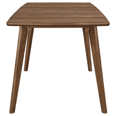 Coaster Alfredo 6-Piece Butterfly Leaf Dining Set Natural Walnut