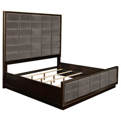 Coaster Durango Wood King Panel Bed Smoked Peppercorn