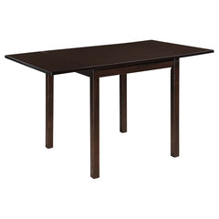Coaster Kelso Rectangular 52 Inch Extension Dining Table Cappuccino