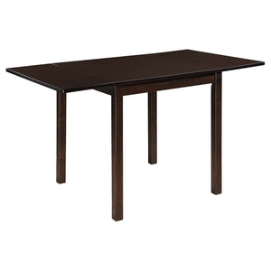 Coaster Kelso Rectangular 52 Inch Extension Dining Table Cappuccino