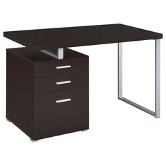 Coaster Brennan 47 Inch 3-Drawer Office Computer Desk Cappuccino