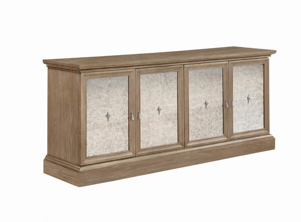 Coaster Brockway 4-Door Dining Sideboard Buffet Cabinet Barley Brown