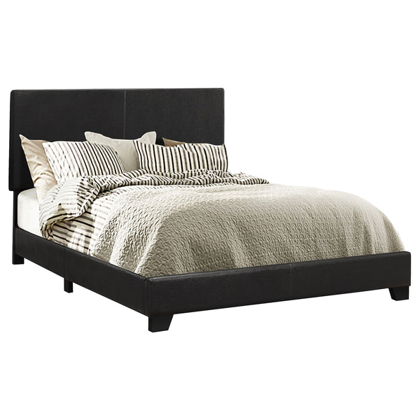 Coaster Dorian Upholstered California King Panel Bed Black