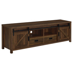 Coaster Madra 2-Door Engineered Wood 79 Inch TV Stand Dark Pine