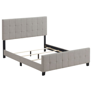 Coaster Fairfield Upholstered Queen Panel Bed Beige