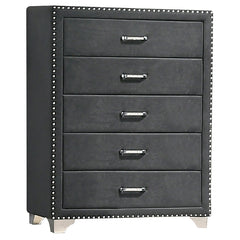 Coaster Melody 5-Drawer Bedroom Chest Grey