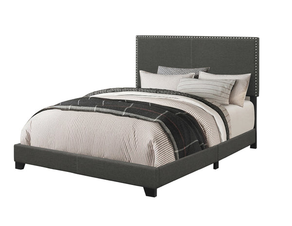 Coaster Boyd Upholstered Full Panel Bed Charcoal