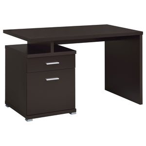 Coaster Irving 47 Inch 2-Drawer Office Computer Desk Cappuccino