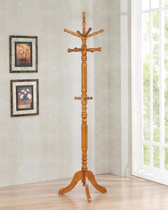 Coaster Coat Rack Tobacco