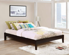 Coaster Hounslow Queen Platform Bed Cappuccino Bed Frame