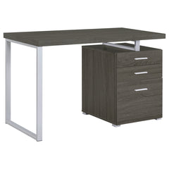 Coaster Brennan 47 Inch 3-Drawer Office Computer Desk Weathered Grey