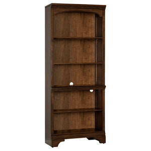Coaster Hartshill 78 Inch 5-Shelf Bookcase Burnished Oak
