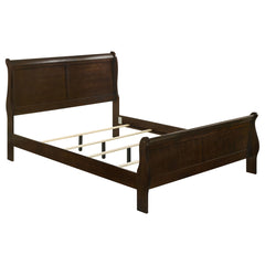 Coaster Louis Philippe Wood Full Sleigh Bed Cappuccino