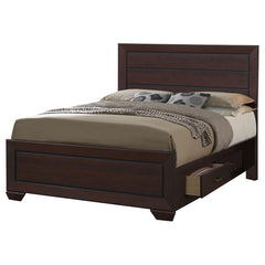 Coaster Kauffman 5-Piece California King Storage Bedroom Set in Dark Cocoa