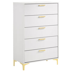 Coaster Kendall 5-Drawer Bedroom Chest White