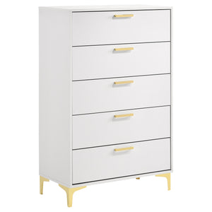 Coaster Kendall 5-Drawer Bedroom Chest White
