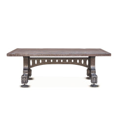 Home Trends Design Old Mill 53-Inch Cast Iron Coffee Table