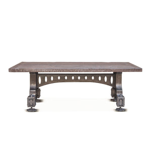 Home Trends Design Old Mill 53-Inch Cast Iron Coffee Table