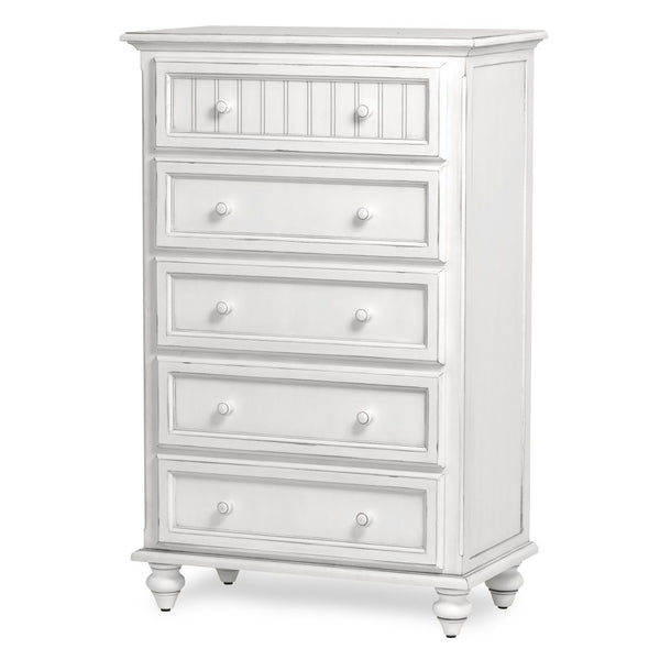 Seawinds Monaco 5-Drawer Blanc Finish Chest