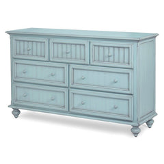 Seawinds Monaco 7-Drawer Dresser Bleu Finish