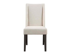 Steve Silver Napa Beige Upholstered Side Chair In Dusky Cedar