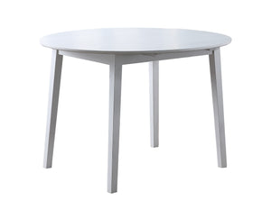 Steve Silver Naples 42-Inch Drop-Leaf Dining Table In Antique White