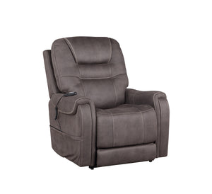 Steve Silver Brisbane Fabric Power Lift Chair With 3-Zone Heat In Neutral Stone