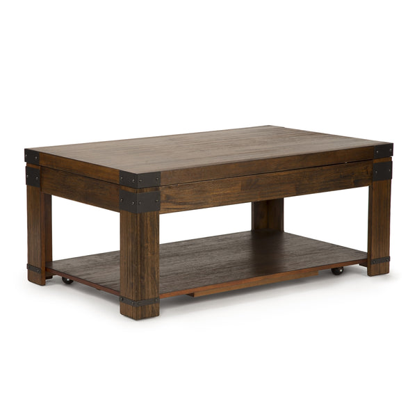 Steve Silver Arusha Lift-Top Cocktail Table In Medium Cherry