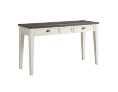 Steve Silver Cayla Sofa Table Dark Oak/White