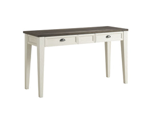 Steve Silver Cayla Sofa Table Dark Oak/White