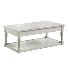 Steve Silver Hemingway Lift-Top Cocktail Table In Alabaster
