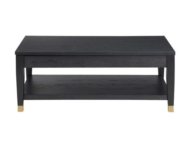 Steve Silver Yves Rubbed Charcoal Lift-Top Cocktail Table