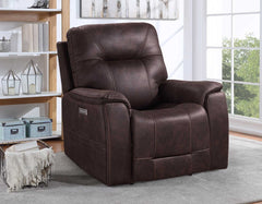 Steve Silver Lexington Triple-Power Recliner In Canyon Walnut