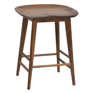 Steve Silver Hilton 24-Inch Backless Counter-Height Stool In Natural Brown