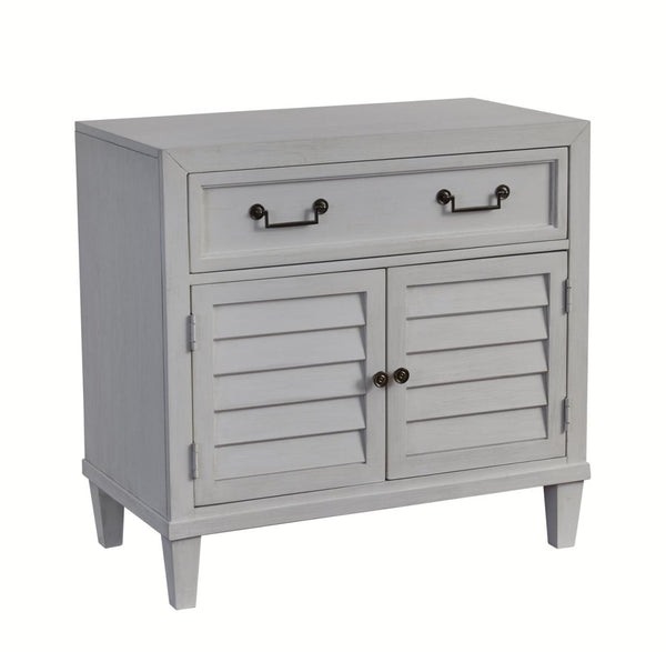 American Woodcrafters Dunescape 2 Door Nightstand Painted White